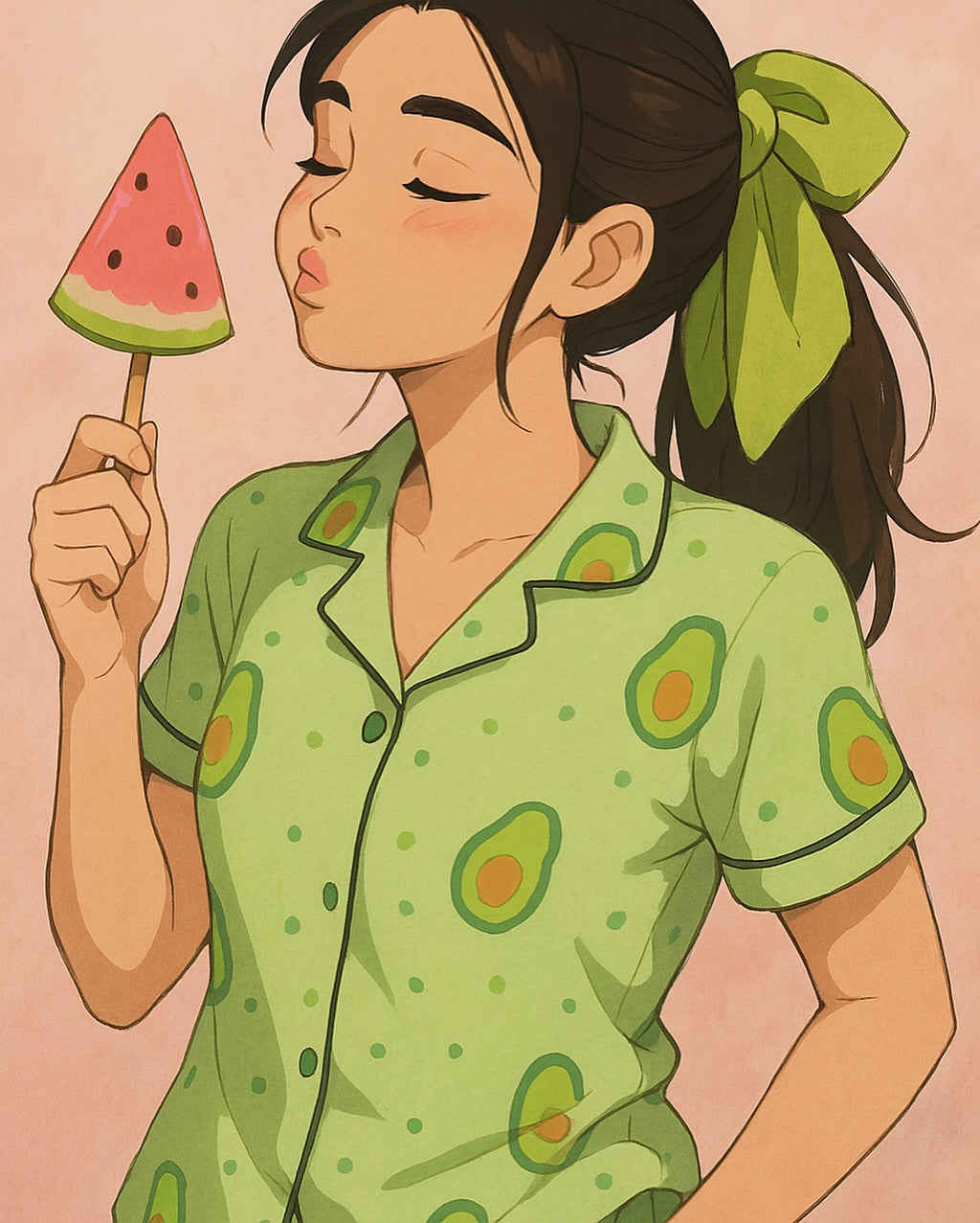 Pink Heart Pajamas
